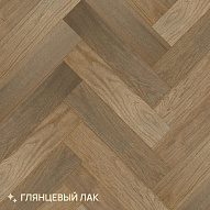 Паркет Royal Parket Елка Английская 490х125х13мм Дуб Натур Остер лак