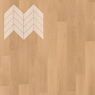 Паркет Елка Французская Lab Arte Chevron Дуб Селект Бург лак 600/510х90х14/3/45°