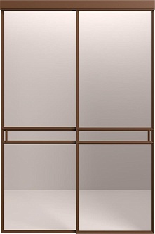 Межкомнатная перегородка Sofia Scala со стеклом A5