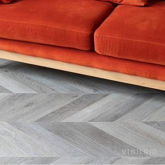 Виниловый пол Vinilam Parquet Chevron 2,5 мм. RI444515CL4 Шеврон Легран