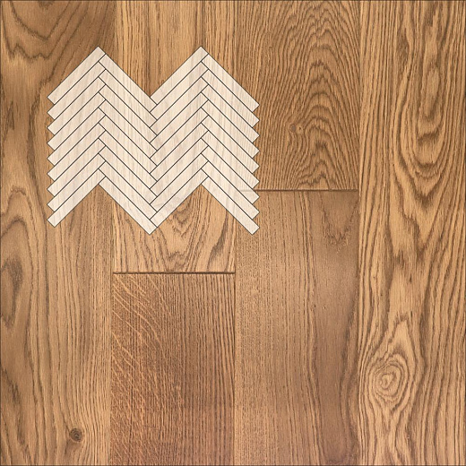 фото товара Инженерная доска Primavera Английская елка Oak Abeto Натур