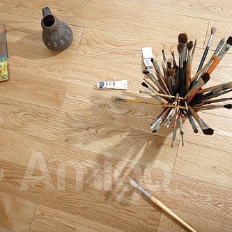 Массивная доска Amigo Дуб Натур Элеганс Лак 120 / 127 мм