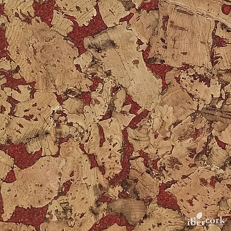 Пробковое покрытие для стен Ibercork Кориа рохо