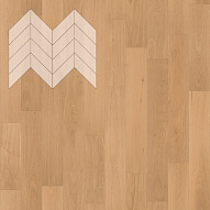 Паркет Елка Французская Lab Arte Chevron Дуб Рустик Флора лак 600/510х90х14/3/45°