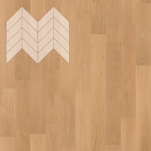 фото товара Паркет Елка Французская Lab Arte Chevron Дуб Рустик Флора лак 600/510х90х14/3/45°