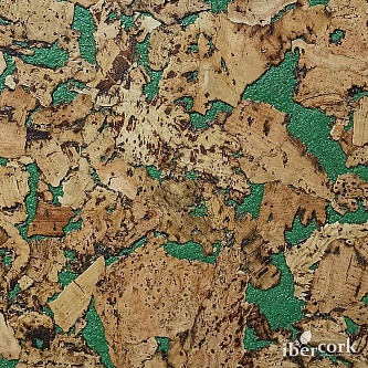 Пробковое покрытие для стен Ibercork Лерида Верде