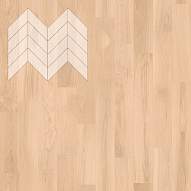 Паркет Елка Французская Lab Arte Chevron Дуб Рустик Бетон лак 600/490х110х14/3/45°