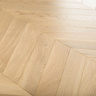 Паркет Елка Французская Lab Arte Chevron Дуб Натур Шёлк лак 600/450х150х14/3/45°