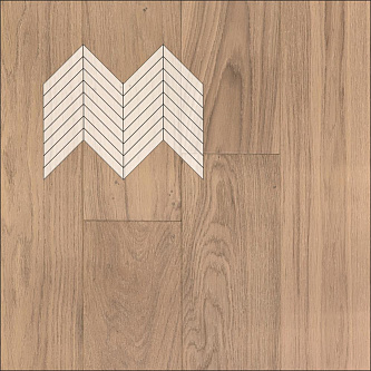 Инженерная доска Primavera Французская елка Oak Disparo Натур