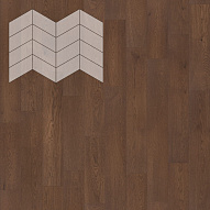 Паркет Елка Французская Lab Arte Chevron Дуб Натур Грот лак 400/313х150х14/3/60°