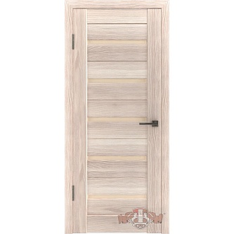 Межкомнатная дверь ВФД Line 1 стекло Biege Gloss