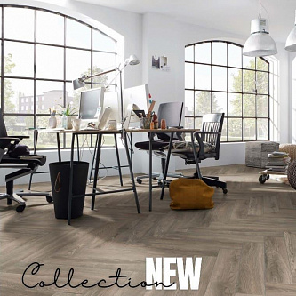 Ламинат Kronotex Herringbone 10 мм D4627 Дуб Брэдфорд