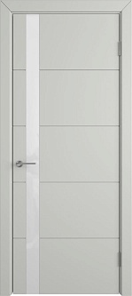 Межкомнатная дверь ВФД Stockholm Trivia 50ДО White Gloss