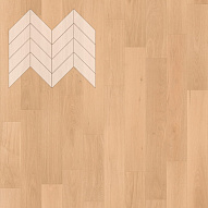 Паркет Елка Французская Lab Arte Chevron Дуб Рустик Шёлк лак 600/450х150х14/3/45°