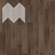 Паркет Елка Французская Lab Arte Chevron Дуб Натур Кайт лак 600/510х90х14/3/45°