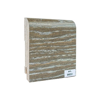 Шпонированный плинтус Finitura Decor 70*15 мм Дуб 022