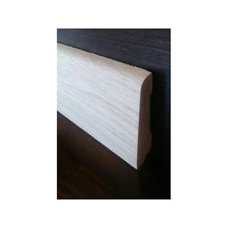 Плинтус прямой 65 мм дуб