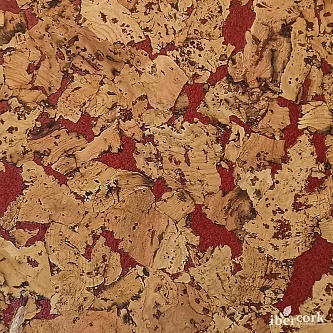 Пробковое покрытие для стен Ibercork Лерида Рохо