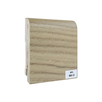 Шпонированный плинтус Finitura Decor 120*15 мм Дуб 015