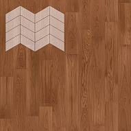 Паркет Елка Французская Lab Arte Chevron Дуб Натур Хани лак 400/348х90х14/3/60°