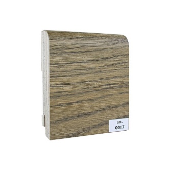 Шпонированный плинтус Finitura Decor 70*15 мм Дуб 017